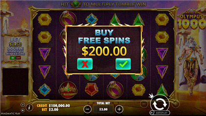 Gates of Olympus 1000 Freispiele kaufen